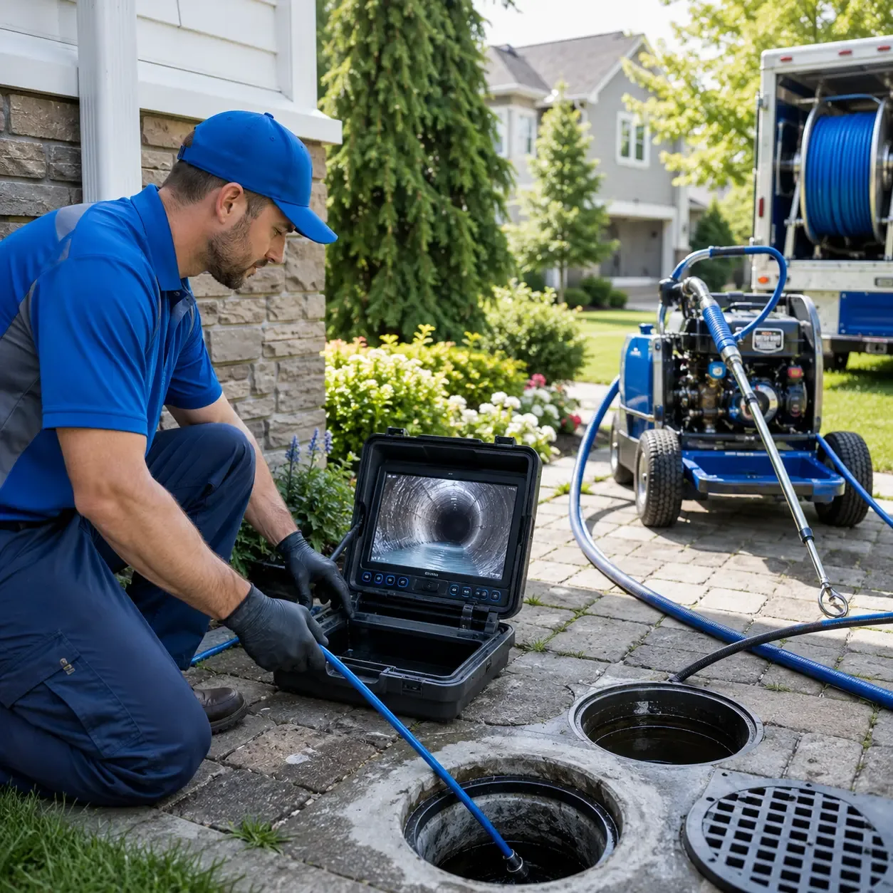 Outdoor drain cleaning professionals serving Coon Rapids, MN